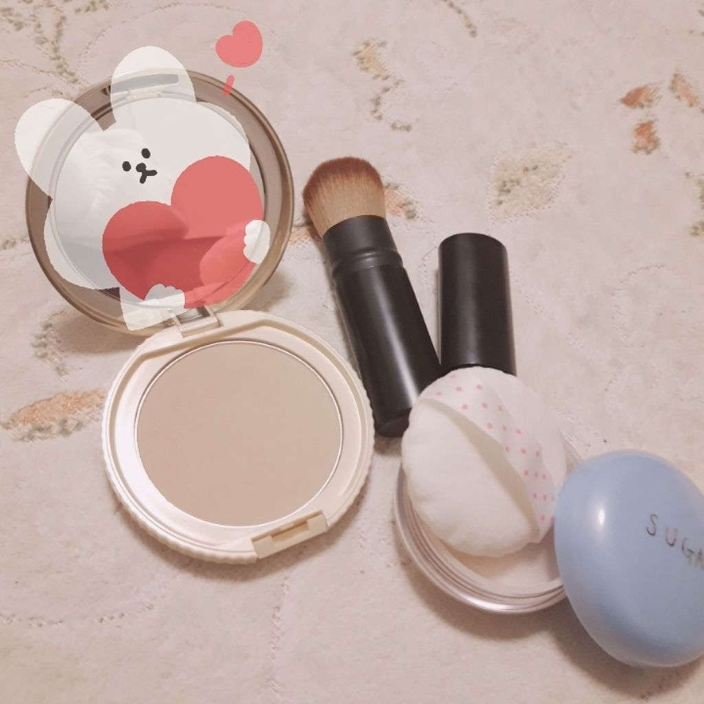 【旧品】マシュマロフィニッシュパウダー/キャンメイク/プレストパウダーを使ったクチコミ（2枚目）