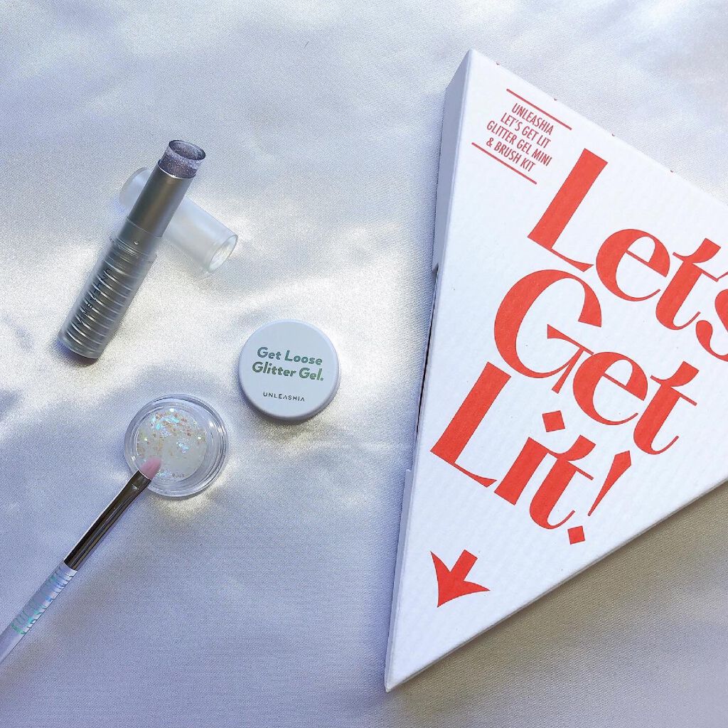 ゲットルーズグリッタージェル/unleashia/グリッターを使ったクチコミ(3枚目)