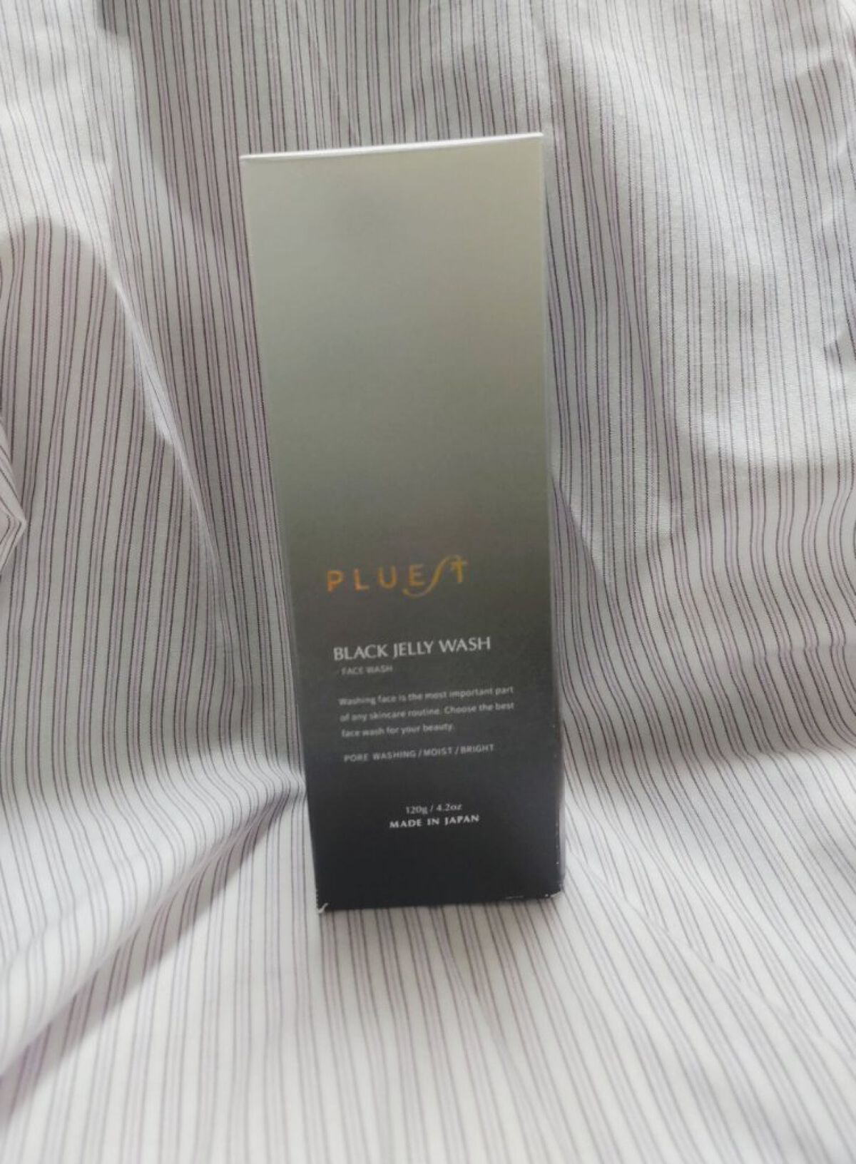 BLACK JELLY WASH（ブラックジェリーウォッシュ）/PLUEST/その他洗顔料を使ったクチコミ（1枚目）