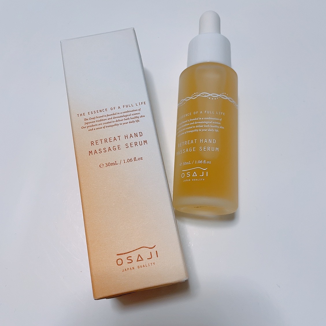 オサジ リトリート ハンド マッサージ セラム/OSAJI/ハンドクリームを使ったクチコミ（1枚目）