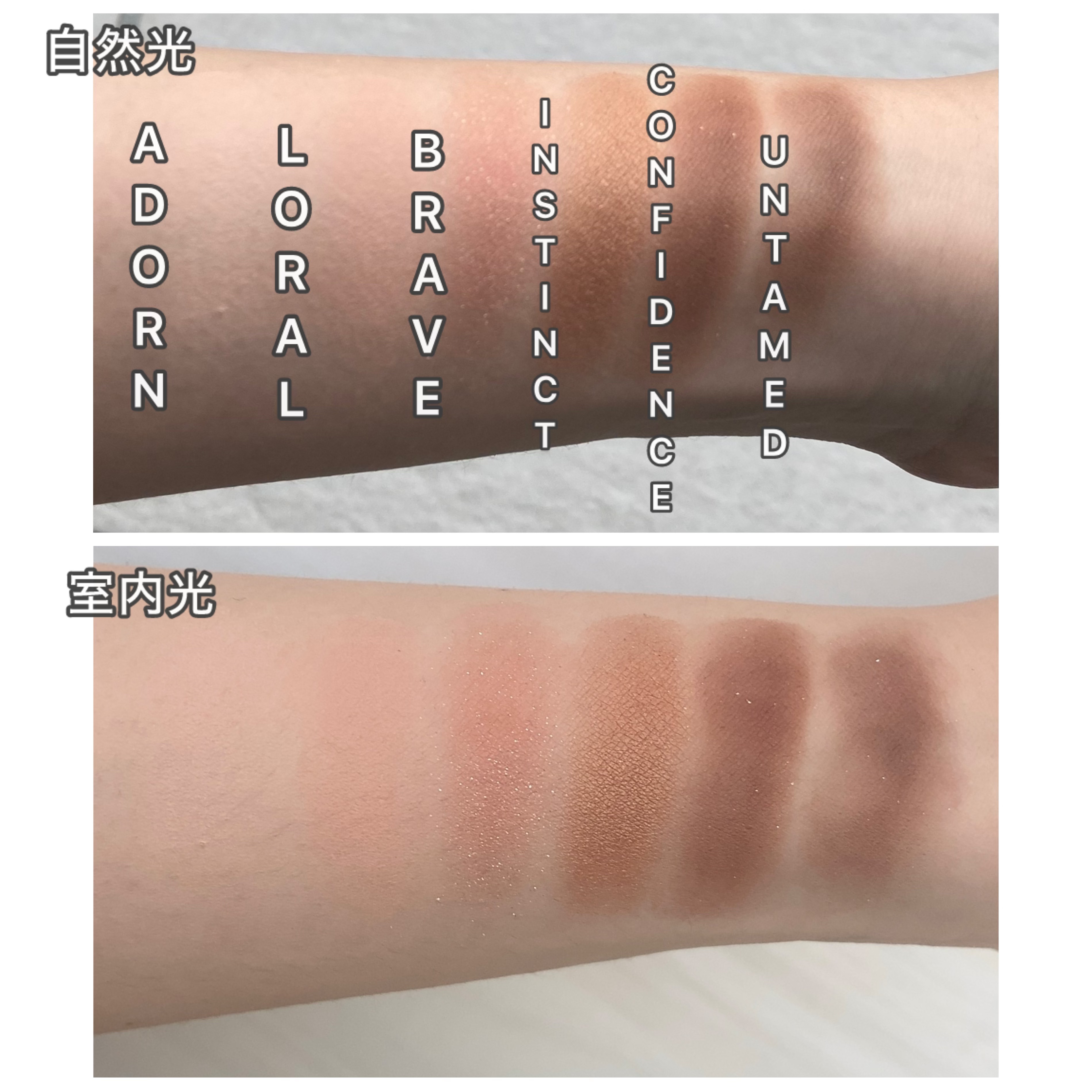 デイリームードアイシャドウパレット 02 COMPLETED BROWN/MAD PEACH/アイシャドウパレットを使ったクチコミ（3枚目）