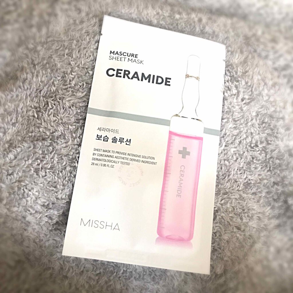 マスキュア シートマスク(CE)/MISSHA/シートマスク・パックを使ったクチコミ（1枚目）