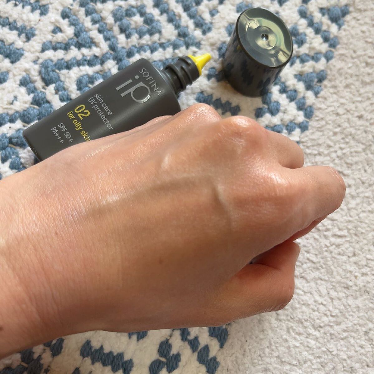 ソフィーナ iP スキンケアUV 01乾燥しがちな肌環境 SPF50+ PA++++/SOFINA iP/日焼け止めクリームを使ったクチコミ(9枚目)