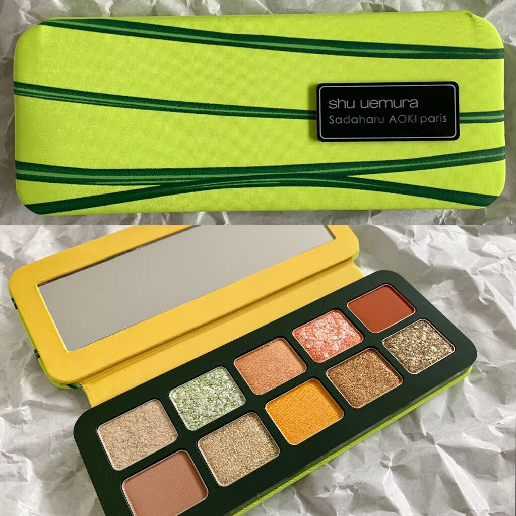 マッチャ ジェノワーズ アイ パレット /shu uemura/アイシャドウパレットを使ったクチコミ(1枚目)