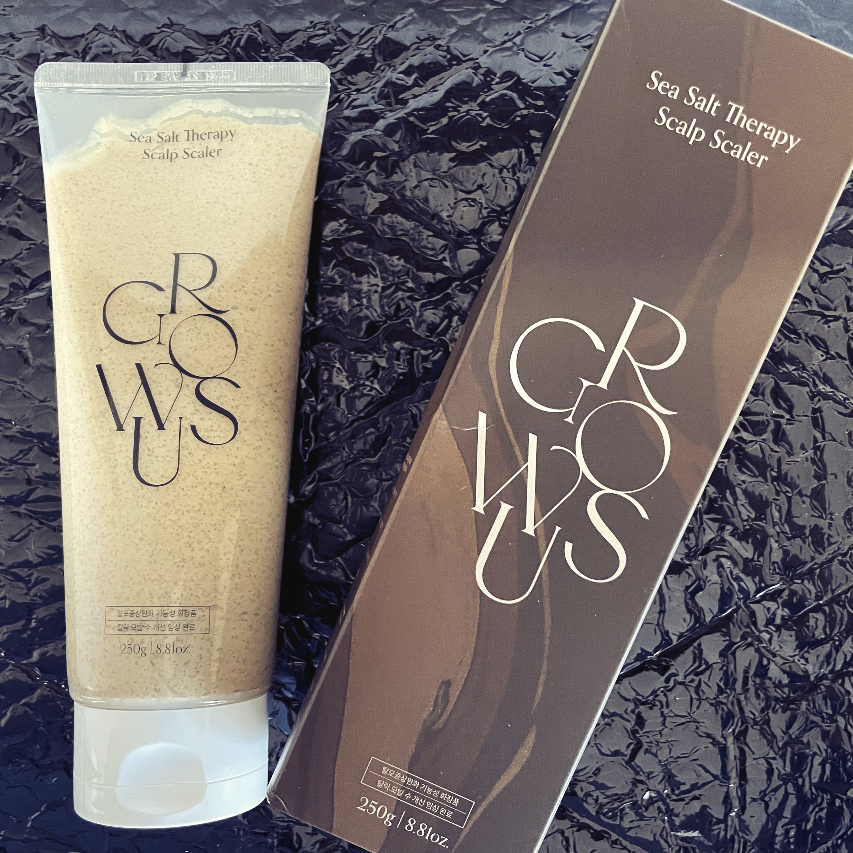 シーソルトセラピースカルプスケーラー/GROWUS/ヘッドスクラブを使ったクチコミ（1枚目）