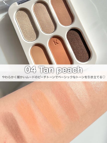 フォーエバー6アイパレット/Laka/アイシャドウパレットを使ったクチコミ(4枚目)