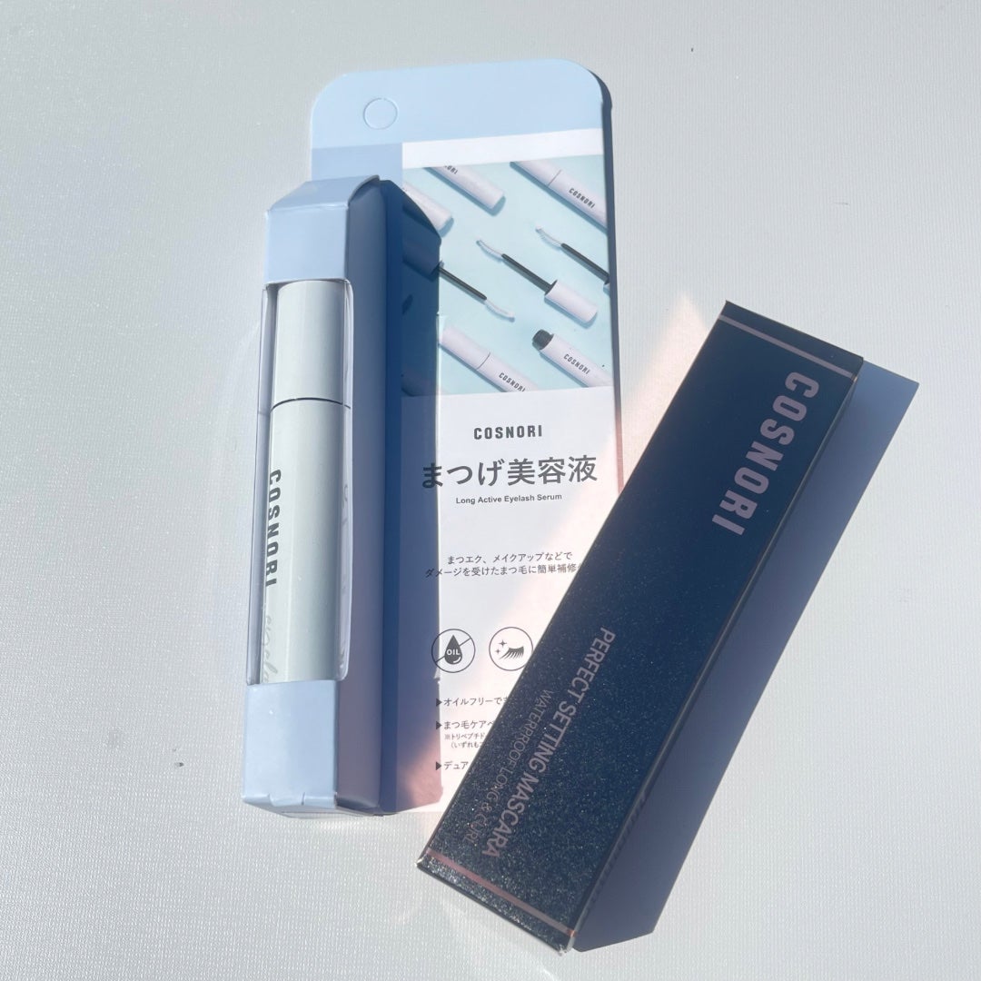 パーフェクトセッティングウォータープルーフマスカラ Long&Curl/COSNORI/マスカラを使ったクチコミ(3枚目)