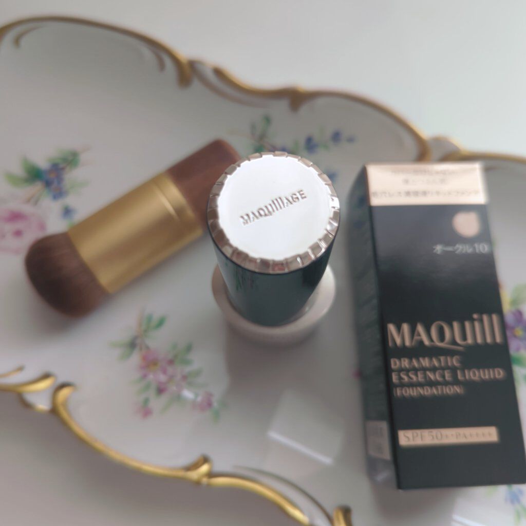 ドラマティックエッセンスリキッド/マキアージュ/リキッドファンデーションを使ったクチコミ（3枚目）