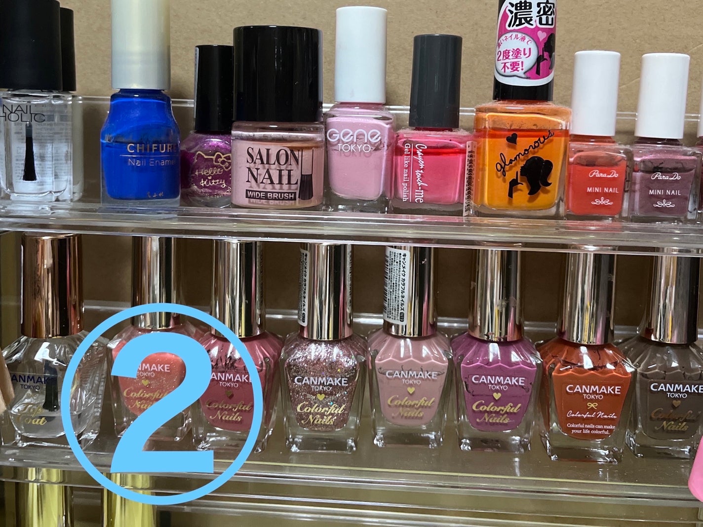 3段式クリアーケース/DAISO/その他化粧小物を使ったクチコミ(4枚目)