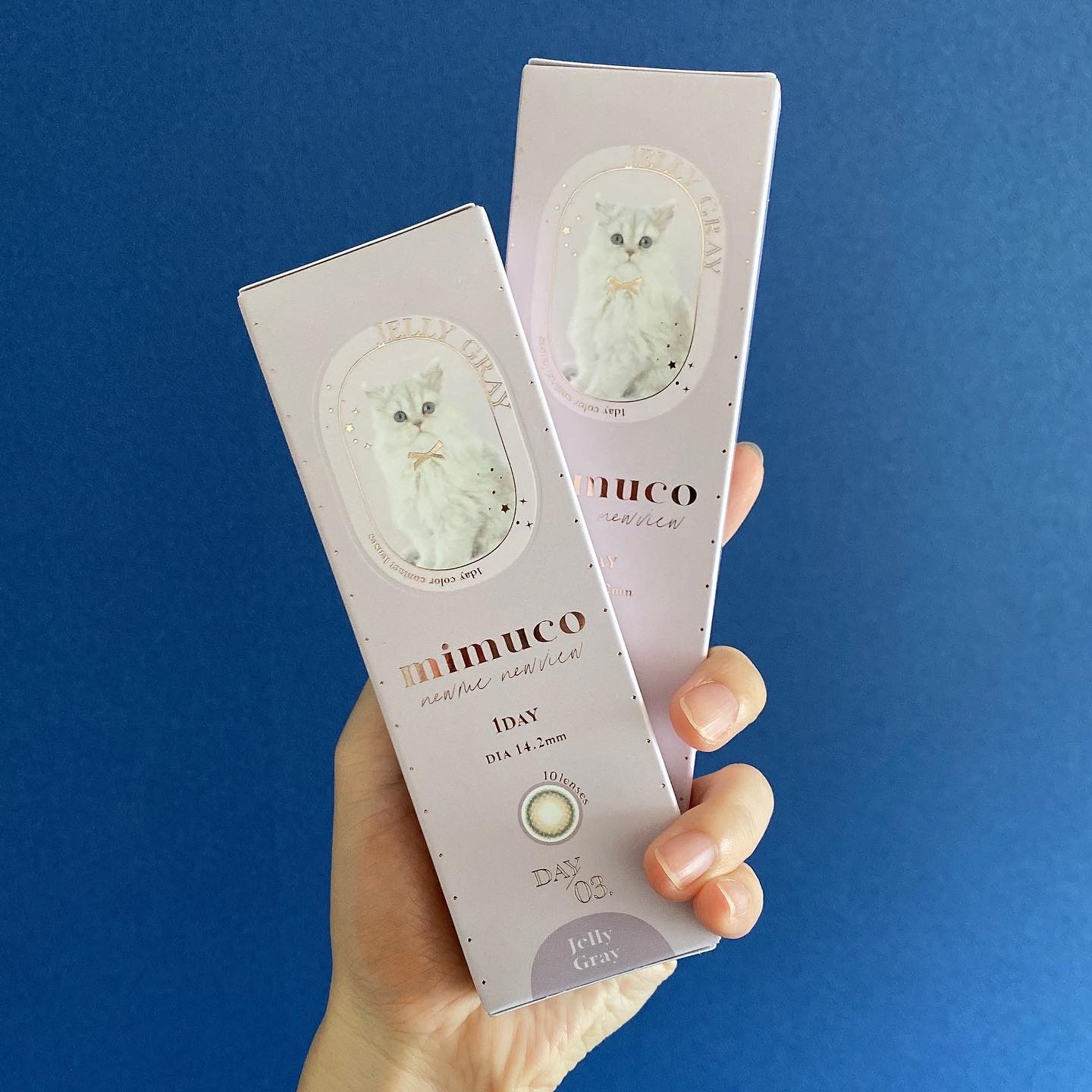 mimuco 1day ゼリーグレー/mimuco/ワンデー（１DAY）カラコンを使ったクチコミ（2枚目）