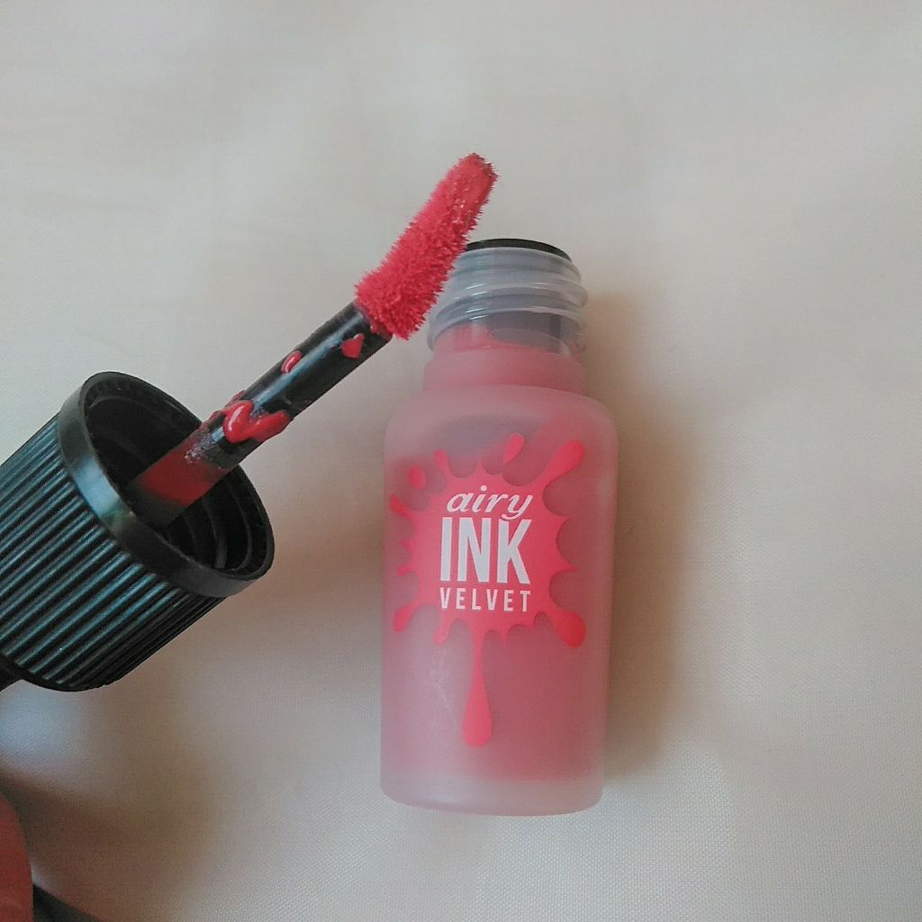 インク エアリー ベルベット/PERIPERA/口紅を使ったクチコミ（2枚目）