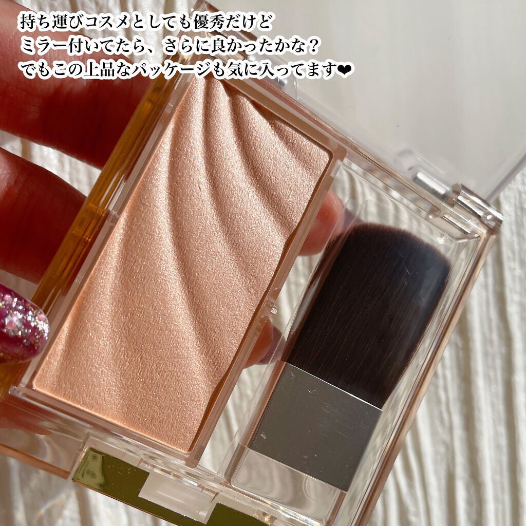 ドレープド シマーグロウ/excel/パウダーハイライトを使ったクチコミ(5枚目)