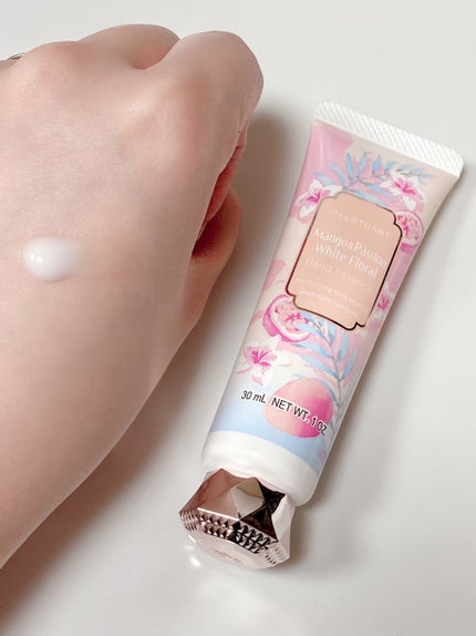 ハンドエッセンス マンゴー&パッション ホワイトフローラル/JILL STUART/ハンドクリームを使ったクチコミ(2枚目)