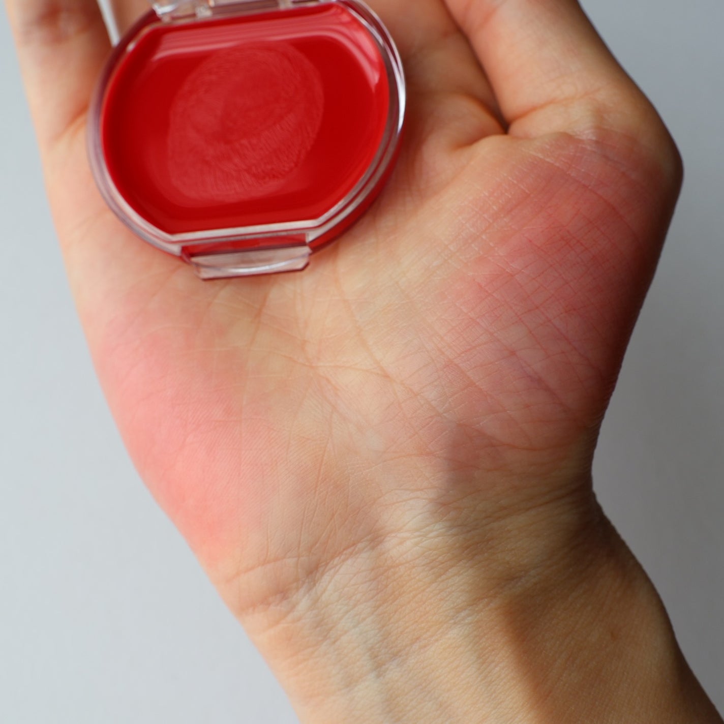 クリームチーク(クリアタイプ)/キャンメイク/ジェル・クリームチークを使ったクチコミ(5枚目)