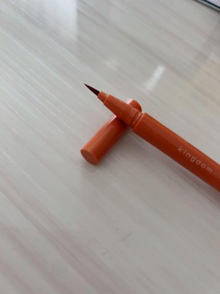 キングダム リキッドアイライナーR1 オレンジブラウン/キングダム/リキッドアイライナーを使ったクチコミ(3枚目)