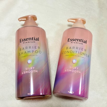 エッセンシャルプレミアム バリアシャンプー・コンディショナー シルキー&スムース/エッセンシャル/市販シャンプーを使ったクチコミ(1枚目)