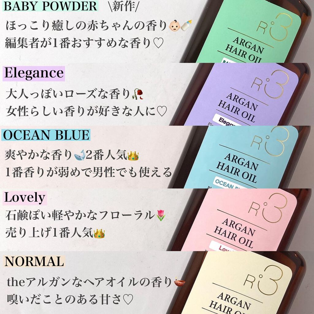 ライプ R3 アルガン ヘアオイル/RAIP/ヘアオイルを使ったクチコミ(4枚目)