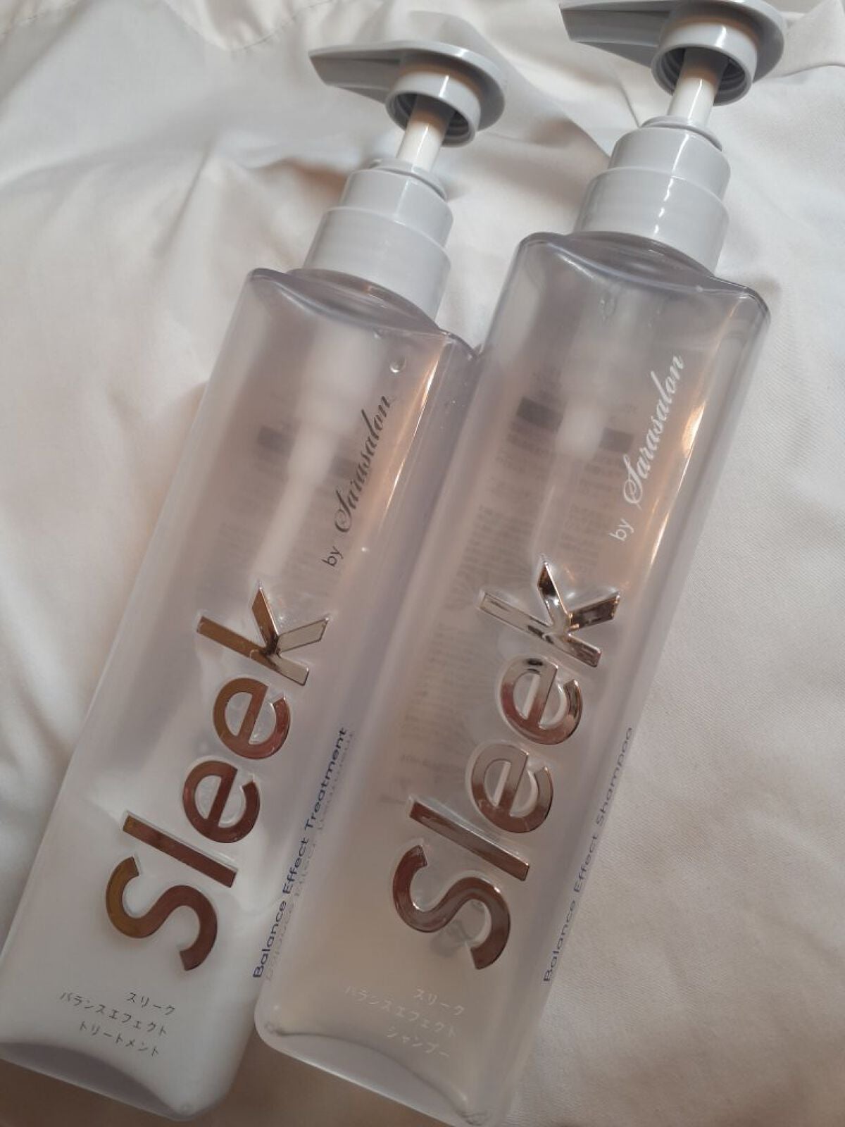 バランスエフェクトシャンプー/トリートメント/スリーク by サラサロン/市販シャンプーを使ったクチコミ(2枚目)