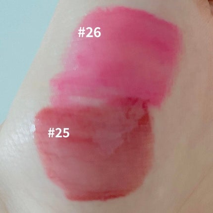 ジューシーラスティングティント/rom&nd/リップティントを使ったクチコミ(2枚目)