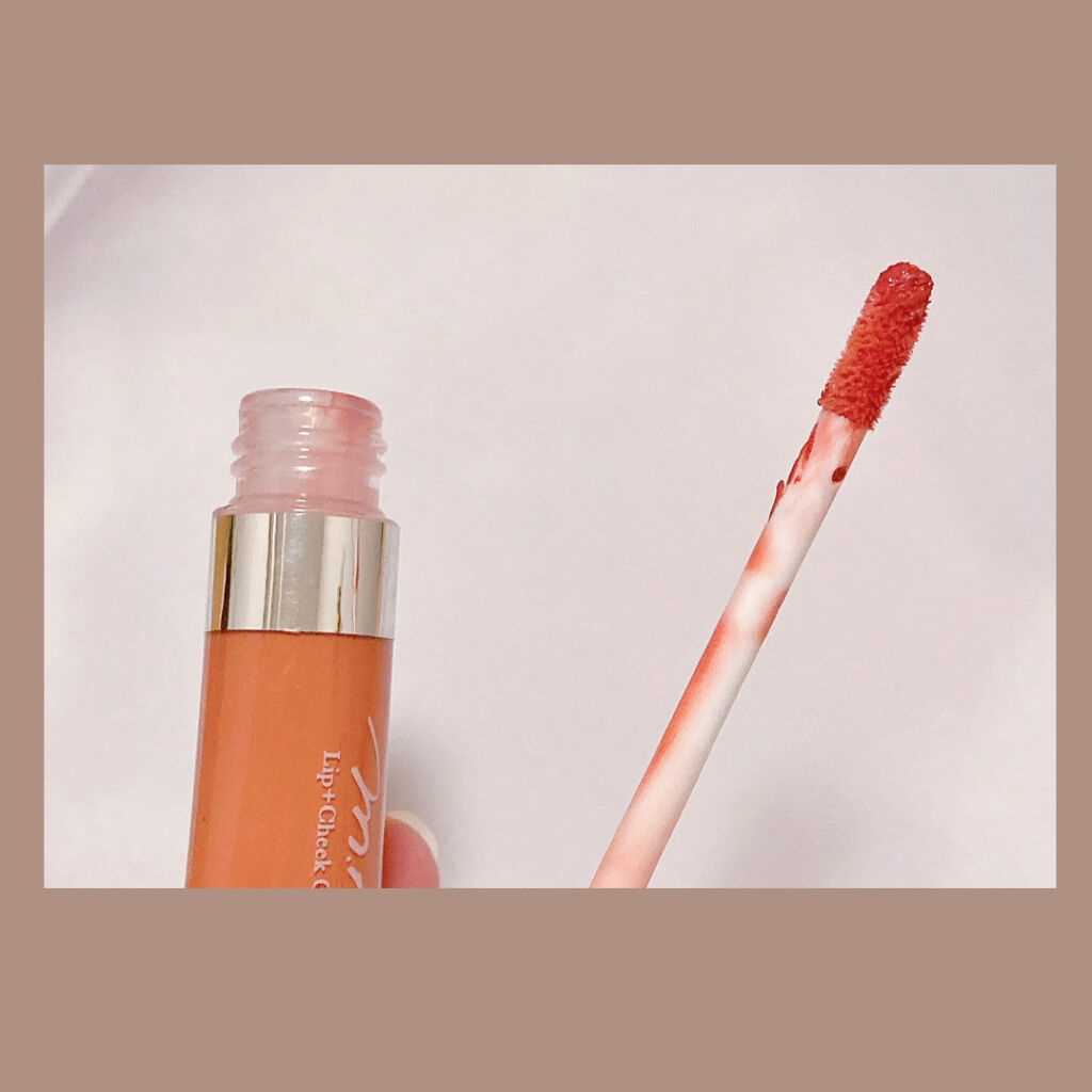 リップ＋チーク クリームティント 01 Apricot/m.m.m/口紅を使ったクチコミ（2枚目）