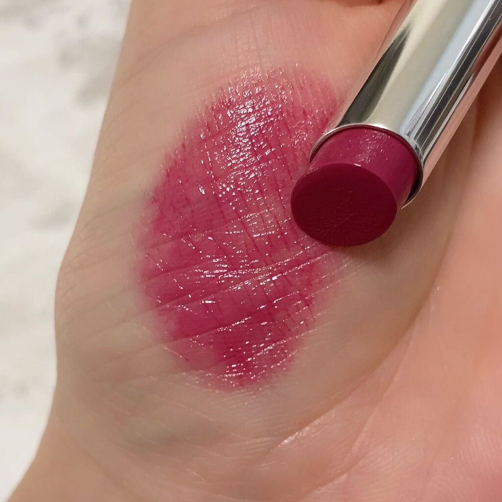 濃密うるみカラーリップ ナチュラルアロマ/DHC/リップクリームを使ったクチコミ（3枚目）