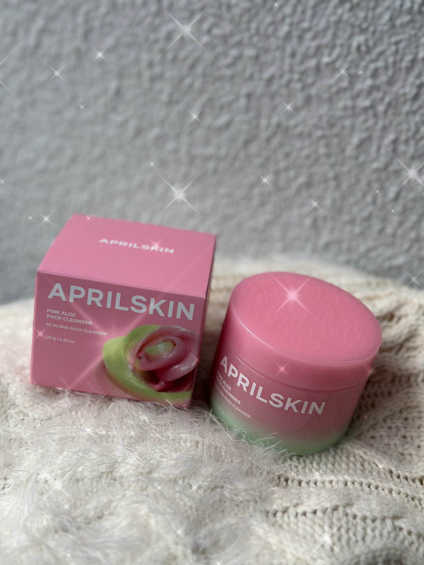 ピンクアロエメレンゲクレンザー/APRILSKIN/その他洗顔料を使ったクチコミ(1枚目)