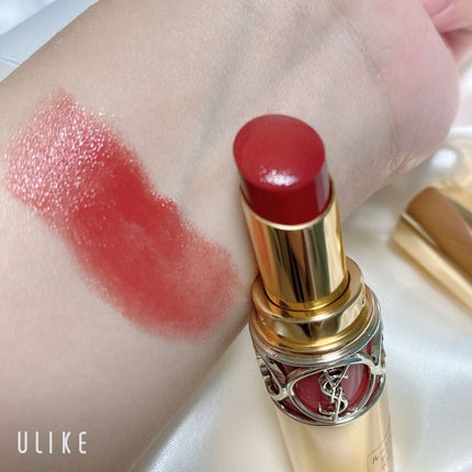 ルージュ ヴォリュプテ シャイン/YVES SAINT LAURENT BEAUTE/口紅を使ったクチコミ(9枚目)