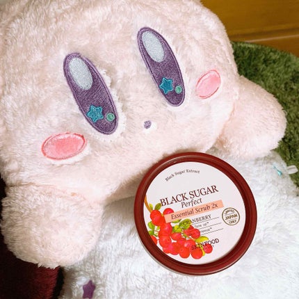 ブラックシュガーパーフェクト エッセンシャルスクラブ2Xクランベリー/SKINFOOD/洗い流すパック・マスクを使ったクチコミ(1枚目)