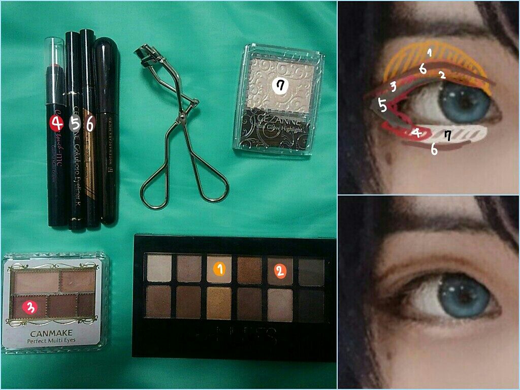 パーフェクトマルチアイズ/キャンメイク/アイシャドウパレットを使ったクチコミ(2枚目)