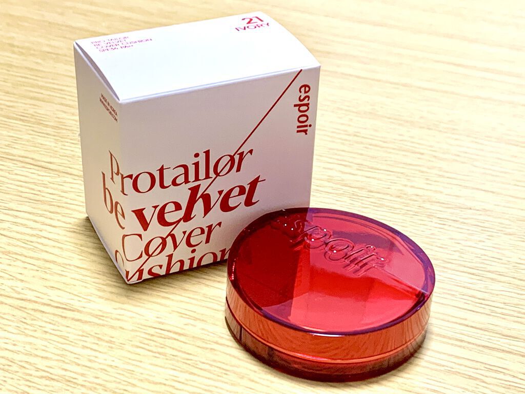 プロテーラービーベルベットカバークッション/espoir/クッションファンデーションを使ったクチコミ（2枚目）
