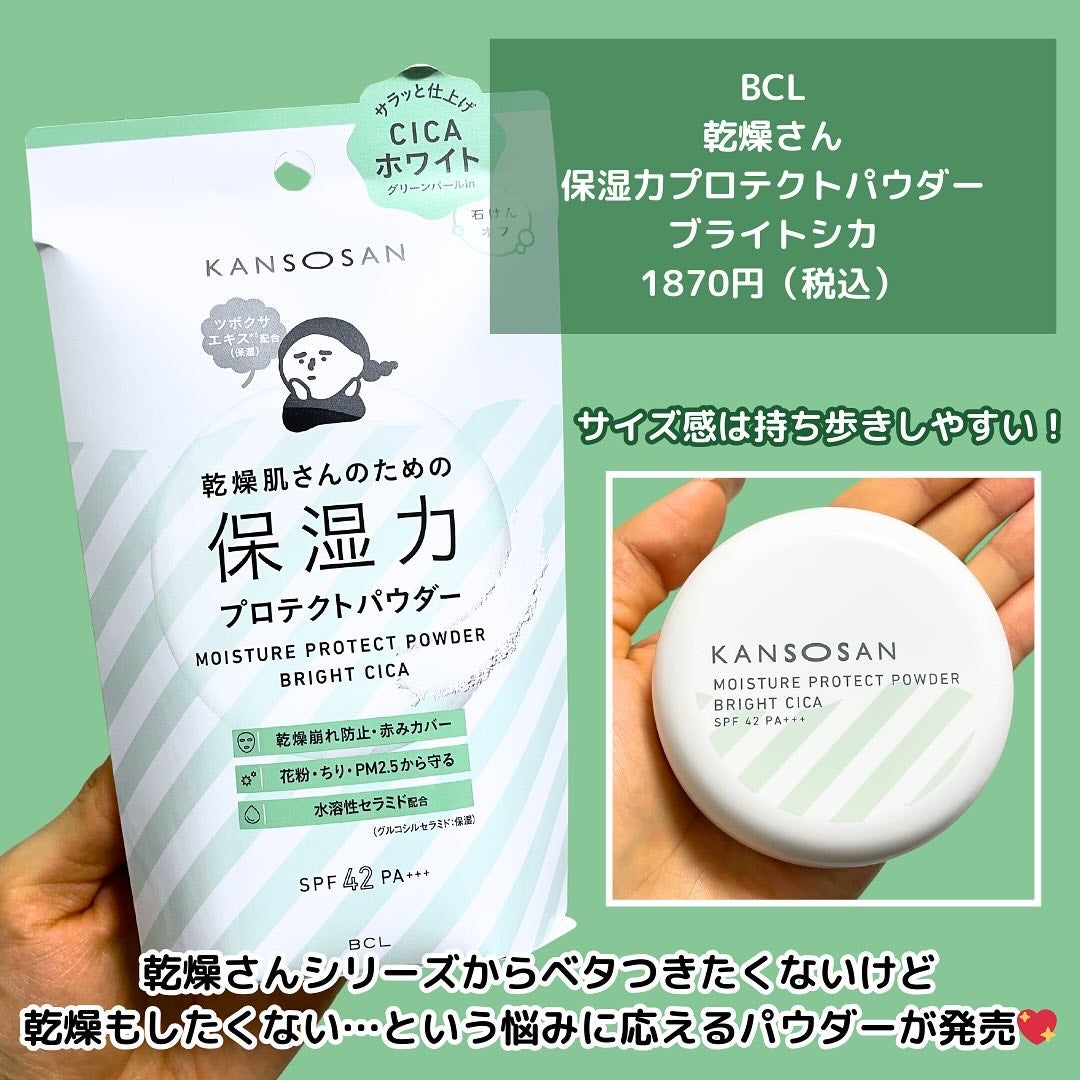 保湿力プロテクトパウダー ブライトシカ/乾燥さん/プレストパウダーを使ったクチコミ(2枚目)