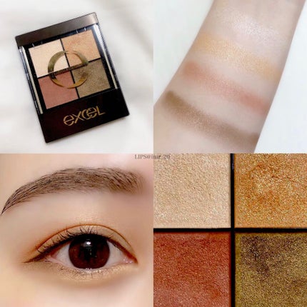 リアルクローズシャドウ/excel/アイシャドウパレットを使ったクチコミ(3枚目)