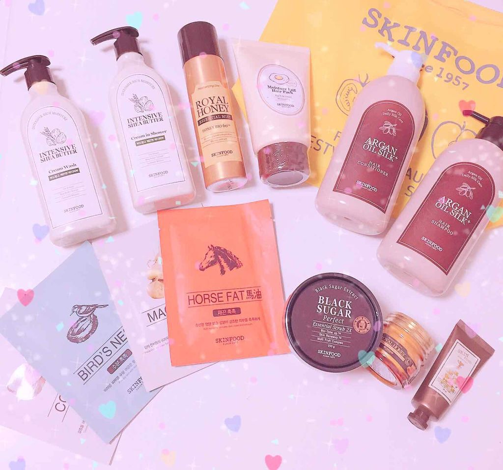 まりありあ on LIPS 「#コスメ購入品今日頼んでいた福袋が届きました🎉スキンフードの1..」(1枚目)