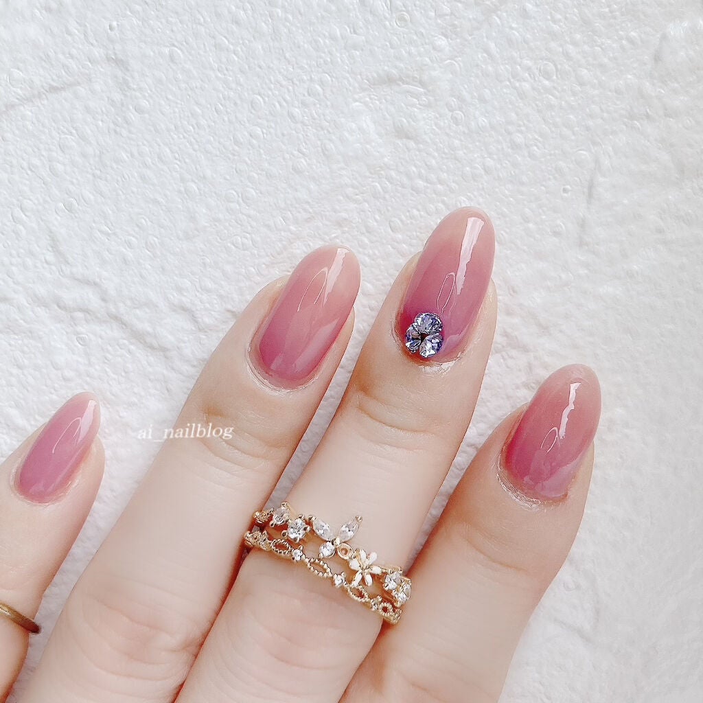 カラーベースコート ゼロ/uka/オールインワンネイルを使ったクチコミ(3枚目)