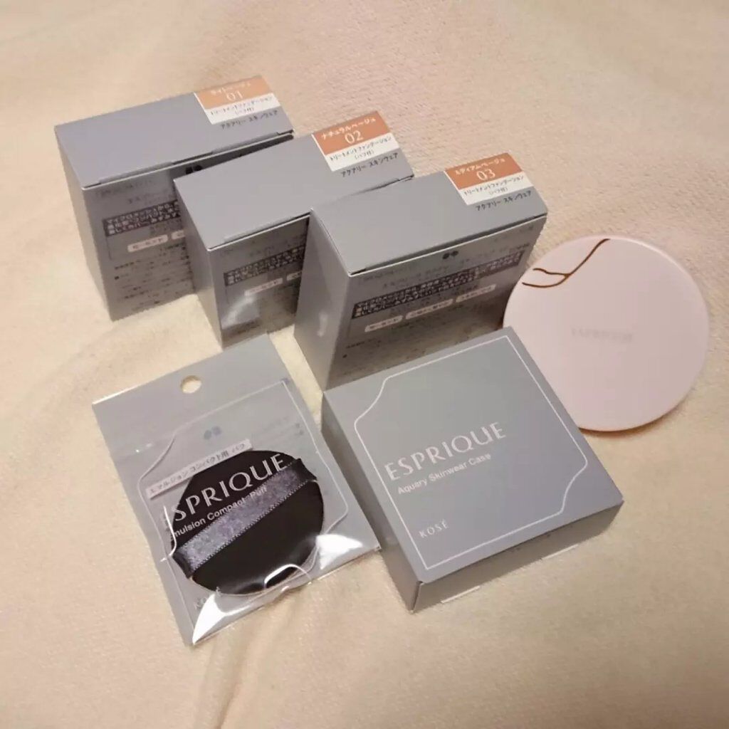 アクアリースキンウェア/ESPRIQUE/クッションファンデーションを使ったクチコミ(10枚目)