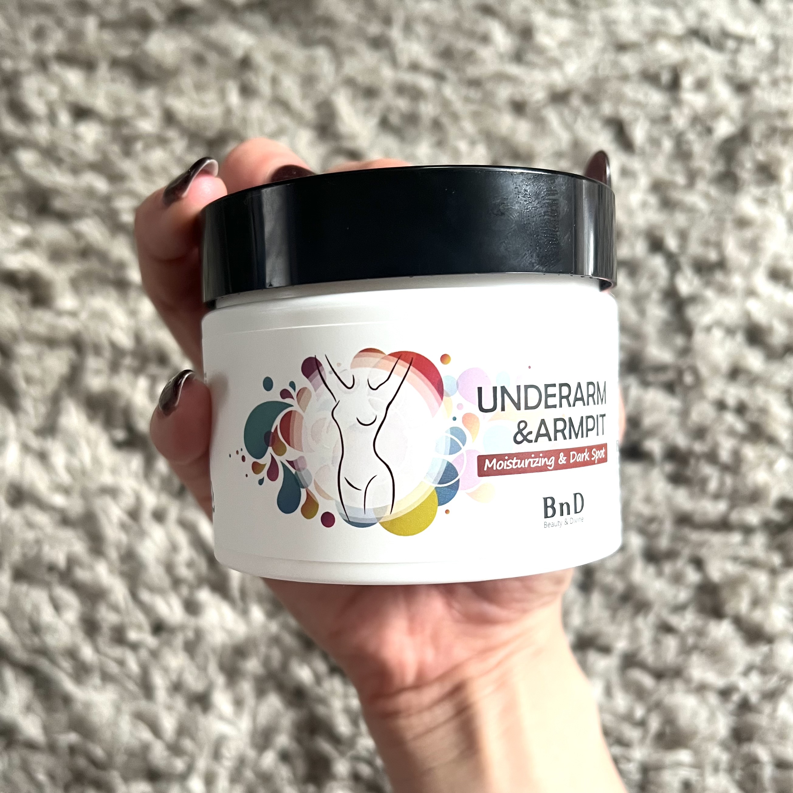 BnDアンダーアームクリーム(ボディクリーム)/BnD/デリケートゾーンケアを使ったクチコミ（1枚目）