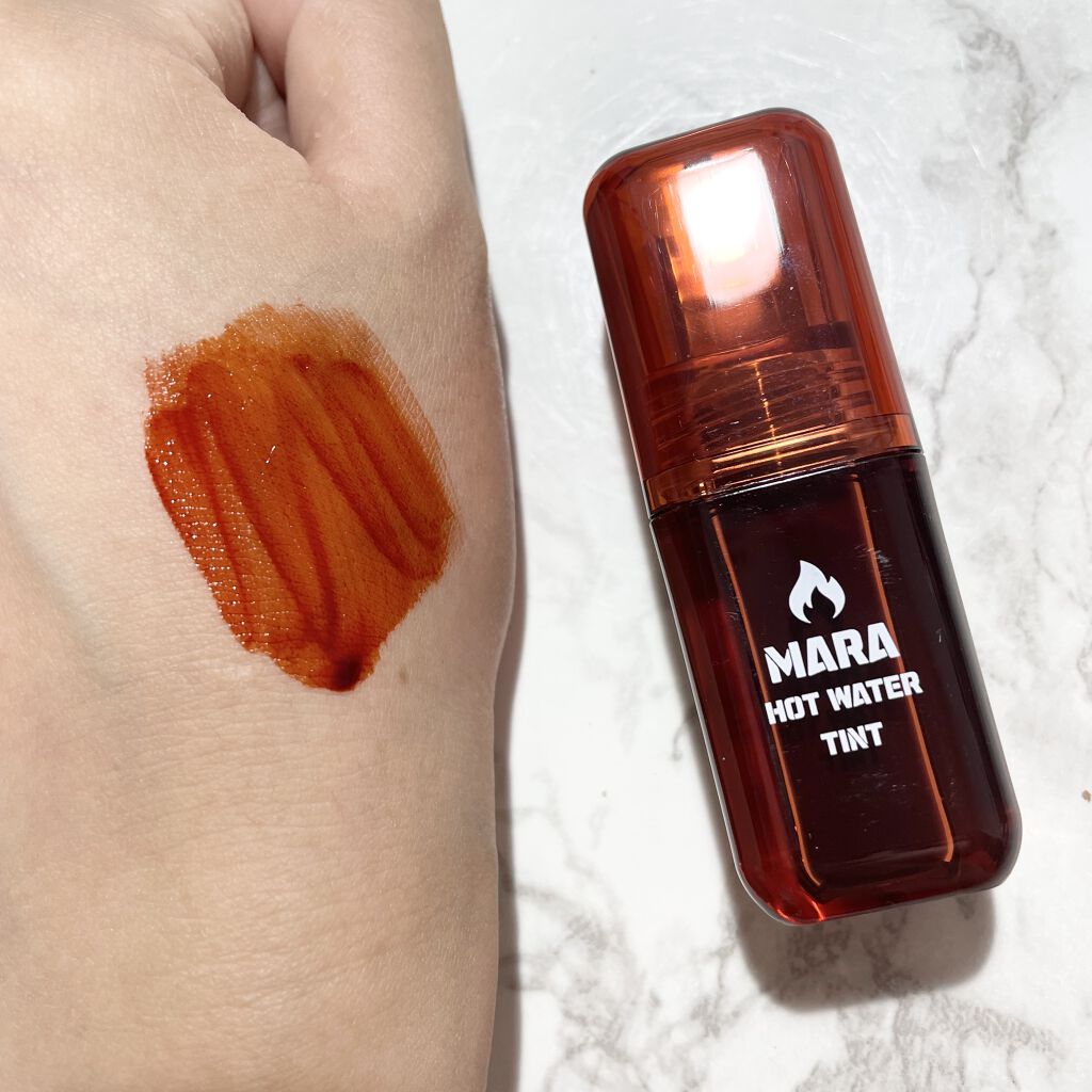 マーラーホットウォーターティント/BLACK ROUGE/リップティントを使ったクチコミ（3枚目）