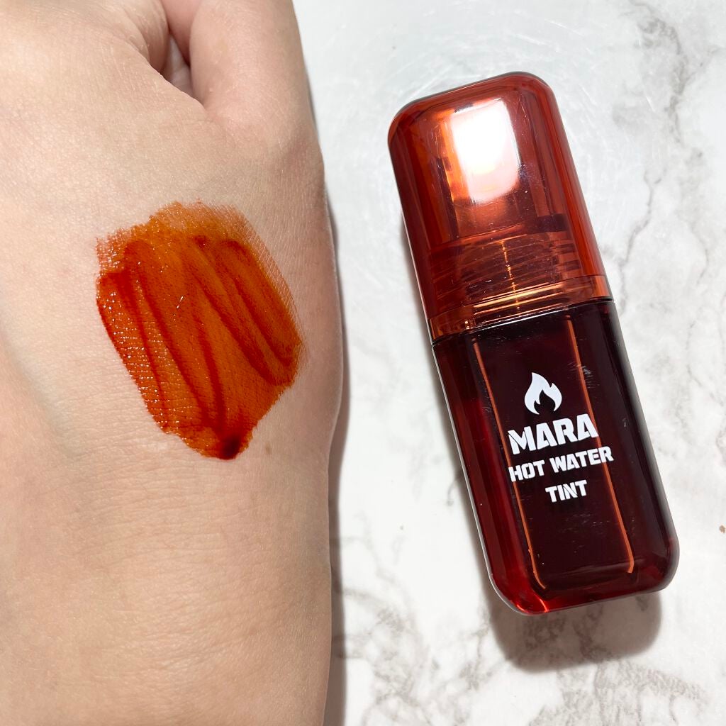 マーラーホットウォーターティント/BLACK ROUGE/リップティントを使ったクチコミ(3枚目)