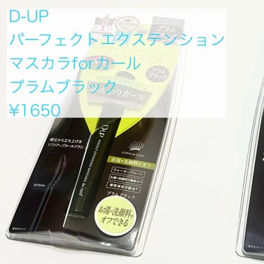 パーフェクトエクステンション マスカラ for カール/D-UP/マスカラを使ったクチコミ（2枚目）