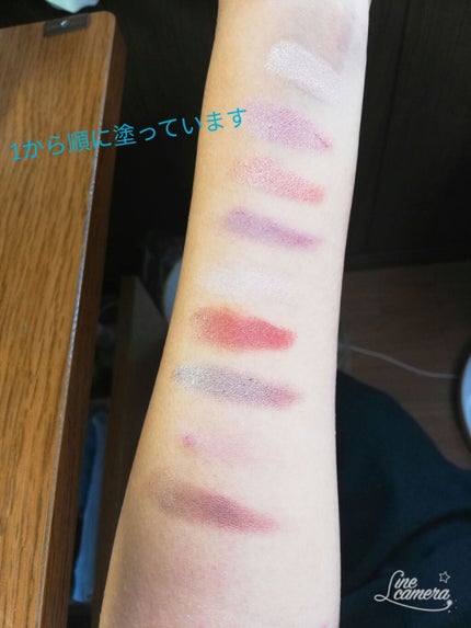 UR GLAM BLOOMING EYE COLOR PALETTE/U R GLAM/アイシャドウパレットを使ったクチコミ(3枚目)