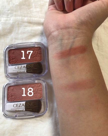 ナチュラル チークN/CEZANNE/パウダーチークを使ったクチコミ(2枚目)