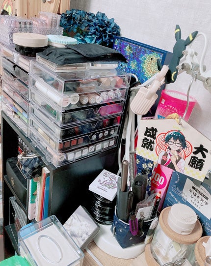 3段式クリアーケース/DAISO/その他化粧小物を使ったクチコミ(5枚目)