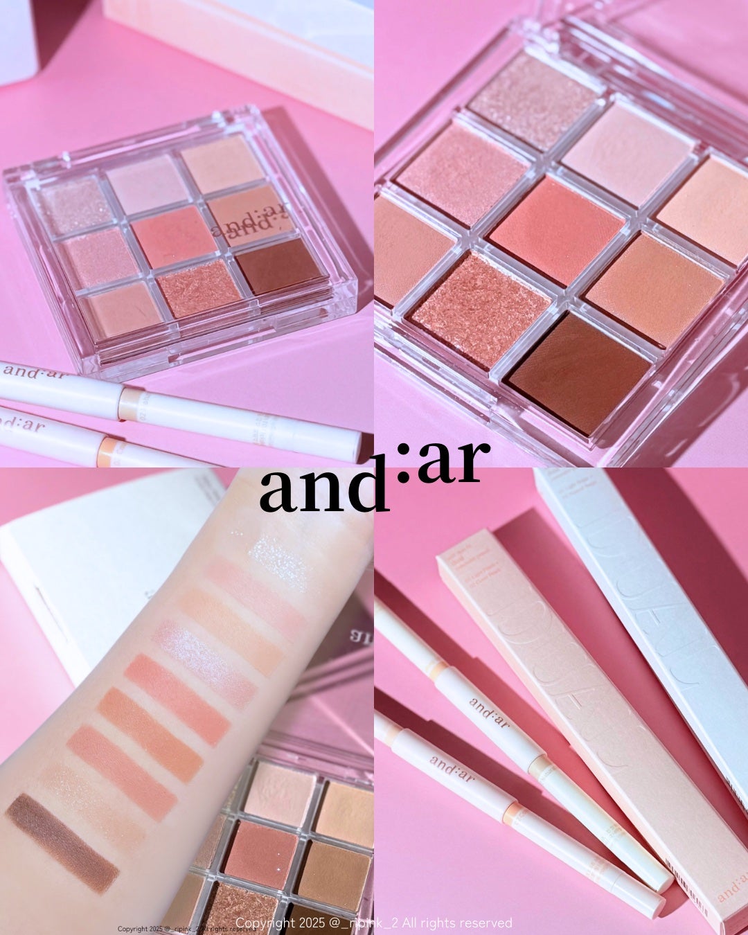 シャドウパレット/and:ar/アイシャドウパレットを使ったクチコミ(1枚目)