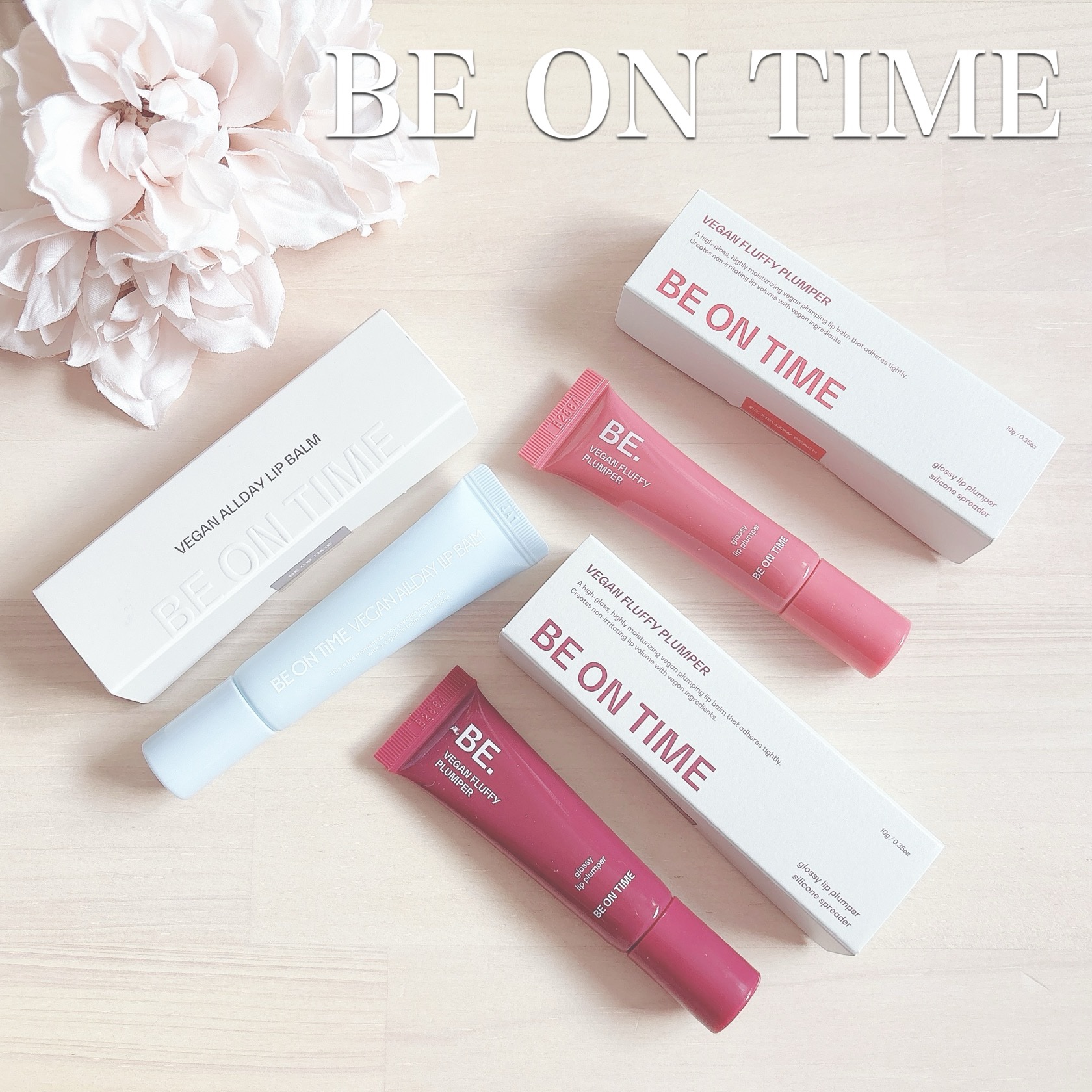 Vegan Fluffy Plumper/BE ON TIME/リップグロスを使ったクチコミ（1枚目）