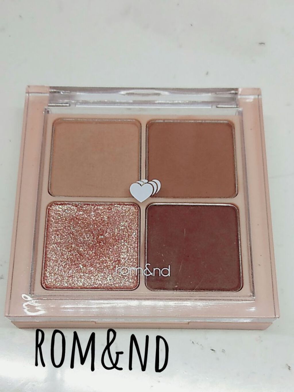 ベターザンアイズ/rom&nd/アイシャドウパレットを使ったクチコミ（1枚目）