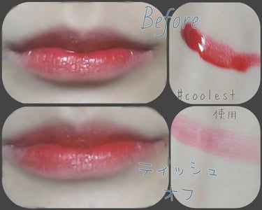 3CE TATTOO LIP TINT #COOLEST/3CE/リップグロスを使ったクチコミ（3枚目）