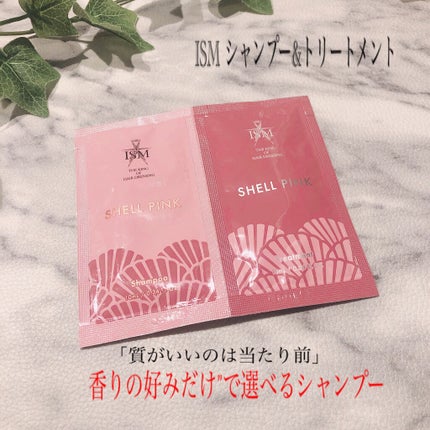 SHELL PINK シャンプー/トリートメント/ISM/市販シャンプーを使ったクチコミ(1枚目)