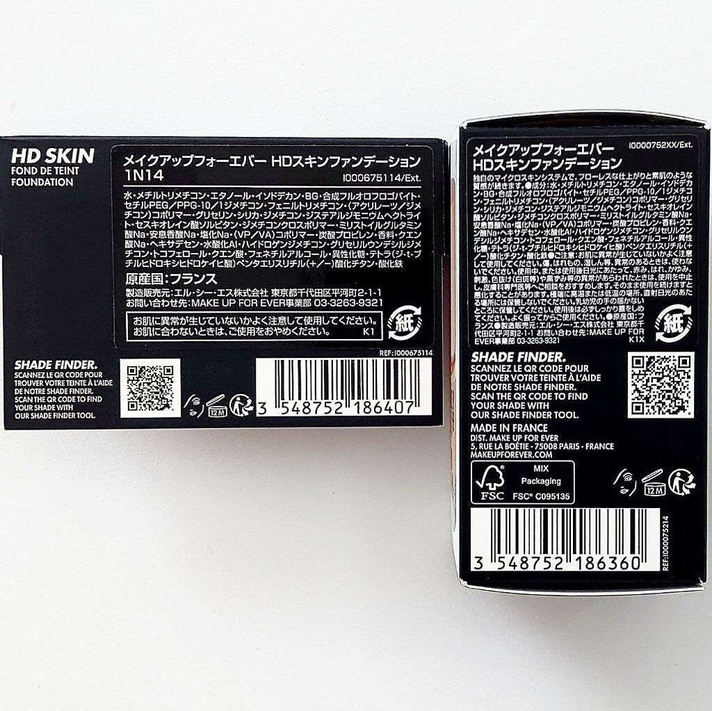 HDスキンファンデーション/MAKE UP FOR EVER/リキッドファンデーションを使ったクチコミ(2枚目)