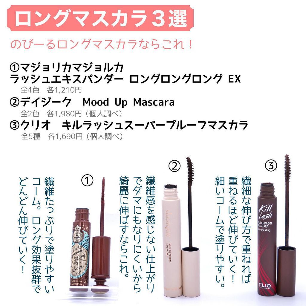 ロング＆カールマスカラ アドバンストフィルム/ヒロインメイク/マスカラを使ったクチコミ（3枚目）