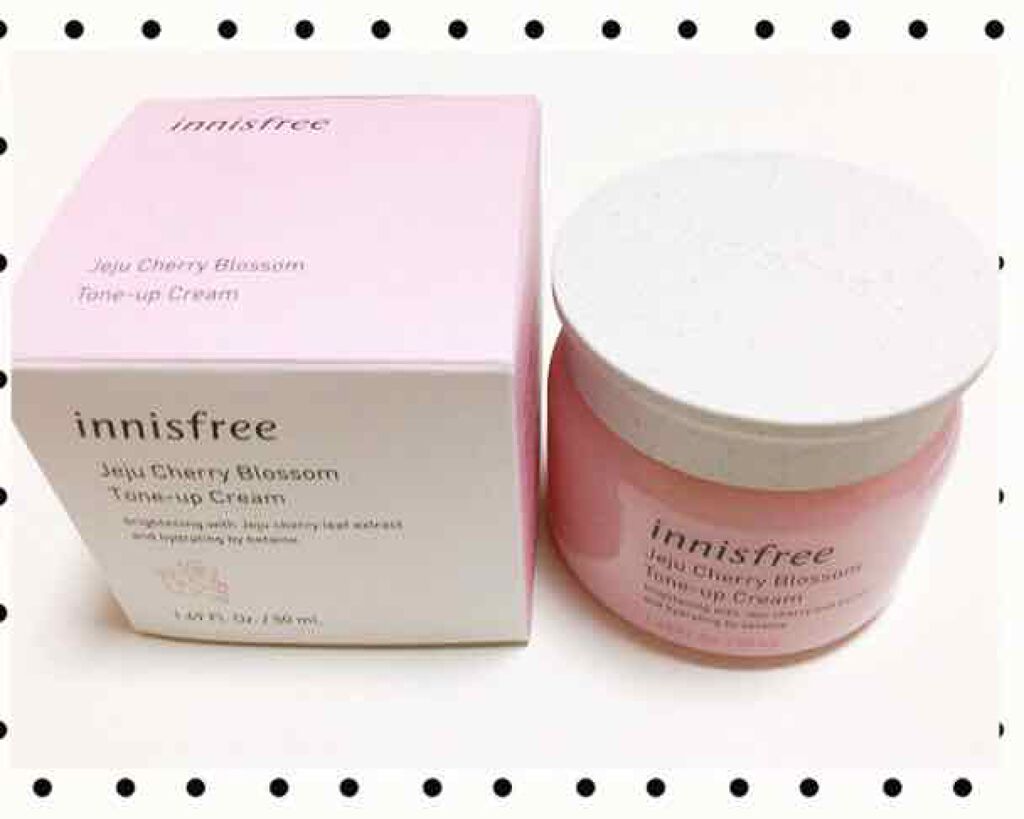 チェジュ チェリーブロッサム トーンアップクリーム/innisfree/化粧下地を使ったクチコミ(1枚目)